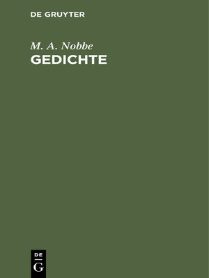 cover image of Gedichte